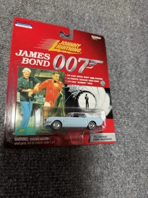2000 Johnny Lightning Джеймс Бонд 007 «THUNDERBALL» Ford Mustang светло-синий - Изображение 1 из 2