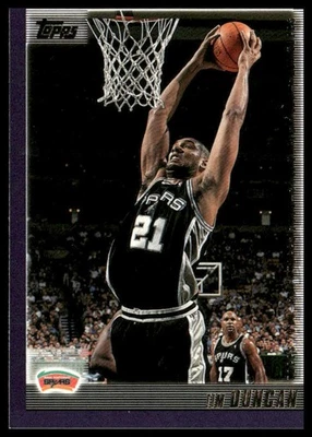 2000-01 Topps #60 Tim Duncan - Image 1 of 2