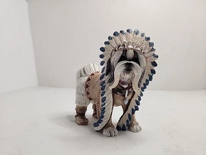 Hamilton Collection Feathers N Fur SHIH TZU - Chief Barks Alot - Bild 1 von 8