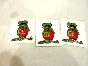 3-Rat Fink Stickers 4" - Picture 1 of 2