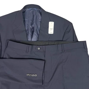 Neu mit Etikett Brooks Brothers Brookscool Anzug 44 L 39 x 31 Hose Madison Wollmischung blau 2-teilig - Bild 1 von 24