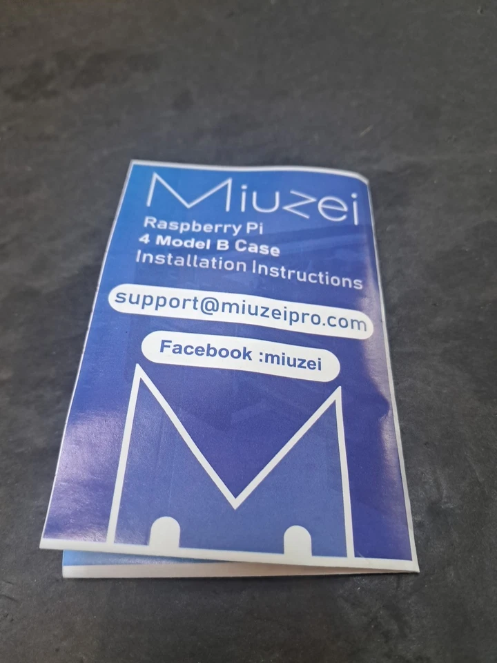 ❤️ Miuzei Raspberry Pi 4 Case With Fan Cooling , 4 Pcs Aluminum Heat Sink New - Image 1 of 4