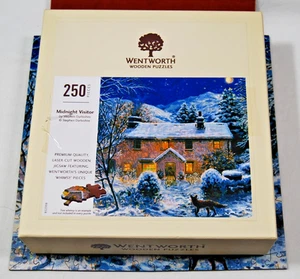 Wentworth Wooden Jigsaw 250 Pieces - Midnight Visitor-Missing One Piece - Picture 1 of 9
