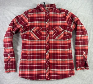 Kuhl Shirt Men Small Sherpa Snap Shacket Amaya Teddybear Workwear Gorpcore red - Picture 1 of 10
