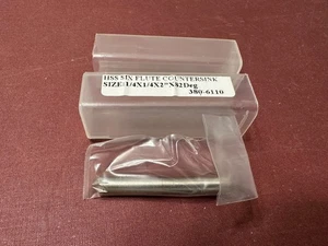 HSS Sechsflöten-Senker 1/4" x 1/4 x 2" - 82 Grad, 380-6110 - Bild 1 von 5