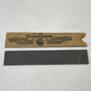 Vintage Carborundum Sharpening File TB Rayl Company Detroit Michigan Ad Sample - Picture 1 of 5