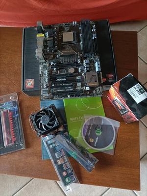 BUNDLE AMD FX 8320 - ASROCK 990FX EXTREME3 - GSKILL 2X4 DDR31600 - Immagine 1 di 4