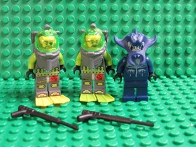 Lot LEGO Manta Warrior + Atlantis Diver 8077 8073 Atlantis Minifigures MD9