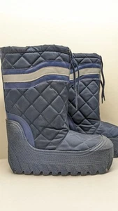 Botas Retro Luna Nieve Azul Años 80 RARAS De Colección Para Hombre Talla 9/10 Hechas en Corea - Imagen 1 de 12