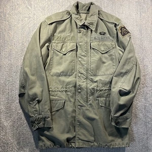 Vintage 60s M-65 Field Jacket Vietnam Olive Green Sz S VTG Military Surplus - Picture 1 of 20