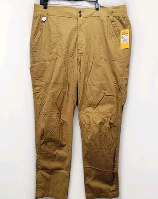 Calça utilitária Carhartt Scrub feminina 2XL robusta flexível ajuste moderno ripstop MP2118-W - Imagem 1 de 4