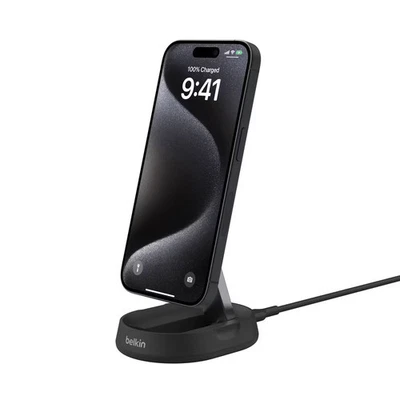 Belkin Qi2 Convertible Pad & Stand - Black - Image 1 of 4