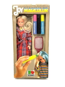 BELLA JOY BELLAJOY MAGICOLOR SEBINO DOLL VINTAGE ANNI '70 New Old Stock NIB RD - Picture 1 of 3