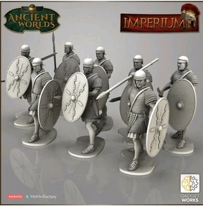 54mm Roman Imperial Auxiliaries Tabletop Gaming Miniaturen - Bild 1 von 3