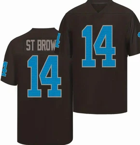 2025 NEW STITCHED Armon-Ra St.Brown #14 Black Custom Jersey XXL- DETROIT LIONS - Picture 1 of 5