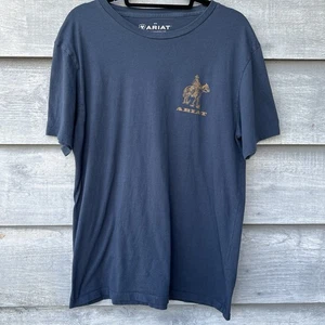 Ariat for Buckle Mens T-Shirt Crew Neck Two Side Print Size Large - Picture 1 of 6
