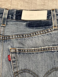 RE/DONE LEVIS 501 WOMENS JEANS SZ 25 RECONSTRUCTED IN THE USA BLUE DENIM VTG Y2K - Picture 1 of 24