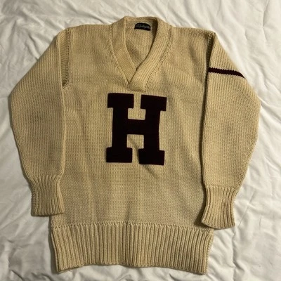 Vintage 20s 30s Spalding Bros Harvard University Letter Sweater true vintage  - Image 1 of 4