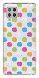 Coque en silicone imprimée compatible Samsung Galaxy A42 5G Floral - Picture 1 of 3