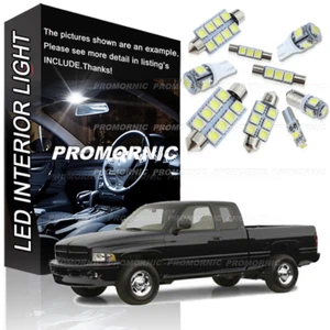 14x Xenon White Interior LED Light Bulb Kit Pack for 98-02 Dodge Ram 2500/3500 - Picture 1 of 11