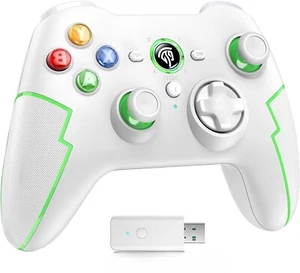 NΕЦ -& ОѴР: Wireless Bluetooth Controller weiß, kompatibel m. PC,PS4,PS3,Switch - Bild 1 von 3