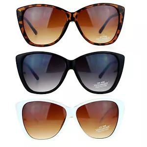 SA106 Oversize Womens Cat Eye Butterfly Diva Chic Sunglasses - Picture 1 of 10