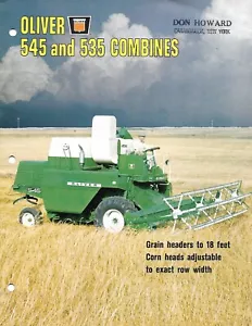 Farm Combine Brochure - Oliver - 545 535 - c1967 (F8939) - Picture 1 of 1