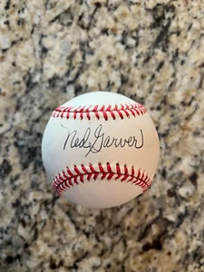 Ned Garver Signed OAL Autographed Baseball Detroit Tigers - Picture 1 of 3