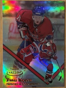 2000-01 Topps Gold Label Class 1 Canadiens Hockey Card #48 Saku Koivu