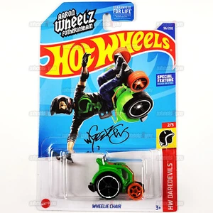 2022 Hot Wheels WHEELIE CHAIR #96 green Aaron Fotheringham - HW Daredevils - HCV38 - Bild 1 von 2