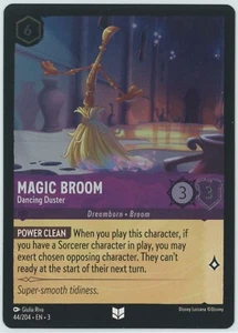 MAGIC BROOM (Uncommon) Disney Lorcana Inklands Cold Foil Card #44 - Picture 1 of 2