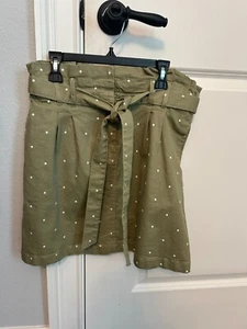 Blu Pepper women's Belted Polka Dot Skirt size M Medium - Picture 1 of 5