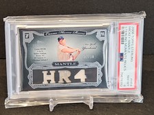 Mickey Mantle 2006 Topps Sterling 7/10 Moments Relics #HR4 PSA 8 Ebay Auth.