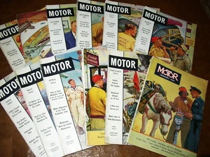 1951 MOTORS Magazine Full Year Mercury Studebaker Packard Nash Lincoln Chrysler - Picture 1 of 12