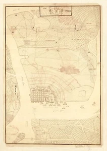 A4 Reprint of USA City Town State Map Siege Charles Town South Carolina - Picture 1 of 1