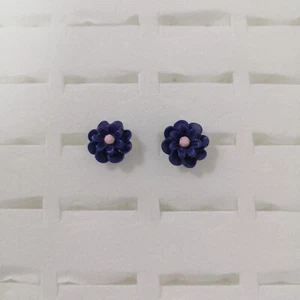 Style 1 Flower New Gift Womens Lady Girls Elegant Pearl Ear Clip Studs Earrings - Picture 1 of 1