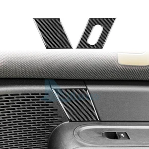 For Mini U25 Countryman 24-UP Black Carbon Fiber Door Window Lift Button Cover - Imagen 1 de 9