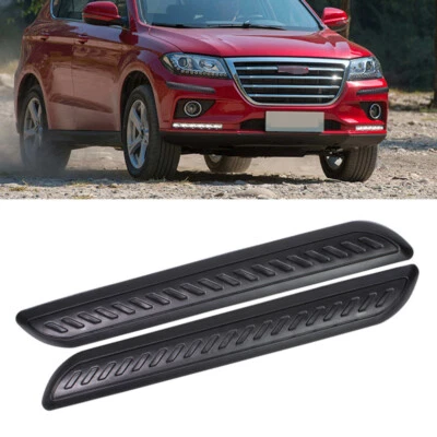 Tira de parachoques de goma anticolisión para automóvil 2 piezas adornos protectores antiarañazos universales Foto 1 de 4