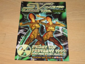SLAMMIN' VINYL - BAGLEYS - 1999 RAVE CLUB FLYER (A5) - Picture 1 of 2