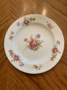 Vintage Dresdenia By Sango Floral With Golden Trim Dessert Plate 6.5" Diameter - Picture 1 of 6