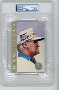 1998 HALL OF FAME PLATINUM SIGNATURE SERIES SIGNED AUTOGRAPH PSA DON SHULA - Picture 1 of 2