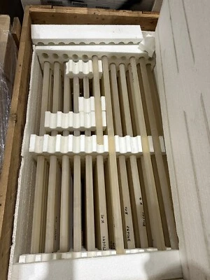 Schott ZERODUR Optical Rod Glass 1” Dia 40” Length, NASA, Laser, Warranty, Qty 1