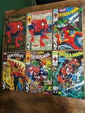 Spider-Man #1-5 Torment Marvel 6 Comic 1990 Set -Gold & Black #1-Todd McFarlane