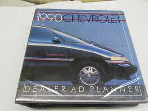 1990 CHEVROLET LUMINA APV AD PLANNER DEALER ALBUM BINDER NOTEBOOK ONLY EMPTY - Picture 1 of 7