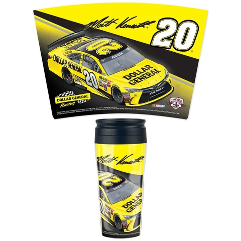 Matt Kenseth Wincraft #20 Dollar General 16oz Contour Travel Mug FREE SHIP! Cover