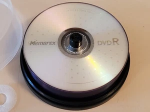 MEMOREX DVD-R Blank Video Discs. Quantity 21. NEW Open Spindle. 4.7GB 16x 120min - Picture 1 of 5