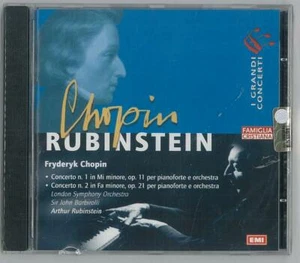 I GRANDI CONCERTI CHOPIN RUBINSTEIN FAMIGLIA CRISTIANA CD NUOVO SIGILLATO - Imagen 1 de 2