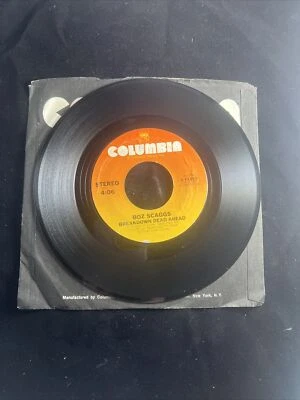 Boz Scaggs "isn’t It Time” “breakdown Dead Ahead” 45 Rpm 7” Vinyl Columbia - Image 1 of 2