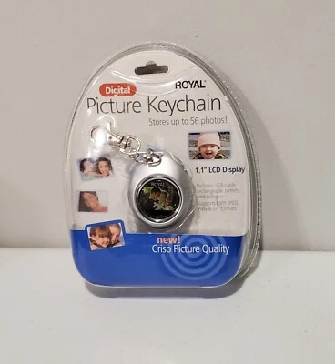 Digital Picture Key Chain Stores 56 Photos-Crisp Picture Quality- New Sealed!! - Image 1 of 2