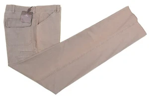 NWT Kroon Wilbury Pant Green Garment Dyed Cotton FLAT FRONT Chinos Pants 32 NEW - Picture 1 of 7